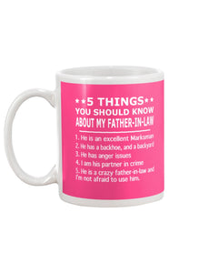 5 Things You Should Know About My Father In Law Gift For Men Excellent Marksman Mug