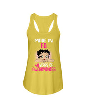 Load image into Gallery viewer, Black Phone Case Made In 80 40 Years In Awesomeness For Friends Ladies Flowy Tank

