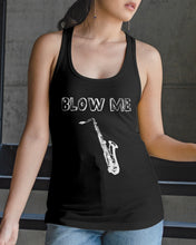 Load image into Gallery viewer, Bow Me Saxophone Custom Design For Music Instrument  Lovers Ladies Flowy Tank

