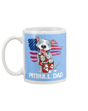 Load image into Gallery viewer, Black Phone Case Pitbull Dad Gift For Pitbull Lovers Mug
