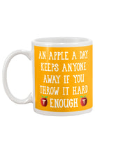 Load image into Gallery viewer, An Apple A Day Keeps Anyone Away Special Custom Design Mug

