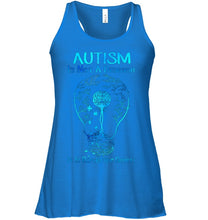 Load image into Gallery viewer, Autism Is Not A Disease It's Borderline Genius Special Custom Design Ladies Flowy Tank
