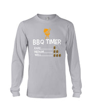 Load image into Gallery viewer, Bbq Timer Rare Medium Well Funny Gift For Friends Unisex Long Sleeve
