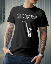Load image into Gallery viewer, Bow Me Saxophone Custom Design For Music Instrument  Lovers Guys Tee
