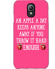 Load image into Gallery viewer, An Apple A Day Keeps Anyone Away Special Custom Design Phone case
