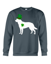 Load image into Gallery viewer, Australian Kelpie Lucky Leprechaun St. Patrick's Day Color Changing Mug Sweatshirt
