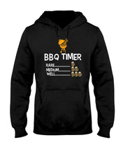 Load image into Gallery viewer, Bbq Timer Rare Medium Well Funny Gift For Friends Hoodie
