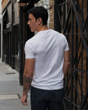 Load image into Gallery viewer, Born To Be A Stay At Home Mamasaurus Forced To Go To Work Guys V-Neck
