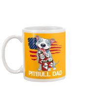 Load image into Gallery viewer, Black Phone Case Pitbull Dad Gift For Pitbull Lovers Mug

