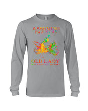 Load image into Gallery viewer, Assuming I'm Just An Old Lady Loves Motorbike For Sport Lovers Unisex Long Sleeve
