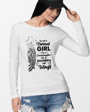 Load image into Gallery viewer, A Granddaughter To A Grandpa With Wings Handheld Gift For Granddaughter Unisex Long Sleeve
