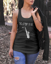 Load image into Gallery viewer, Bow Me Saxophone Custom Design For Music Instrument  Lovers Ladies Flowy Tank

