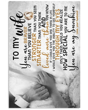 Load image into Gallery viewer, You Are Loved More Than You Know Gift For Wife Vertical Poster
