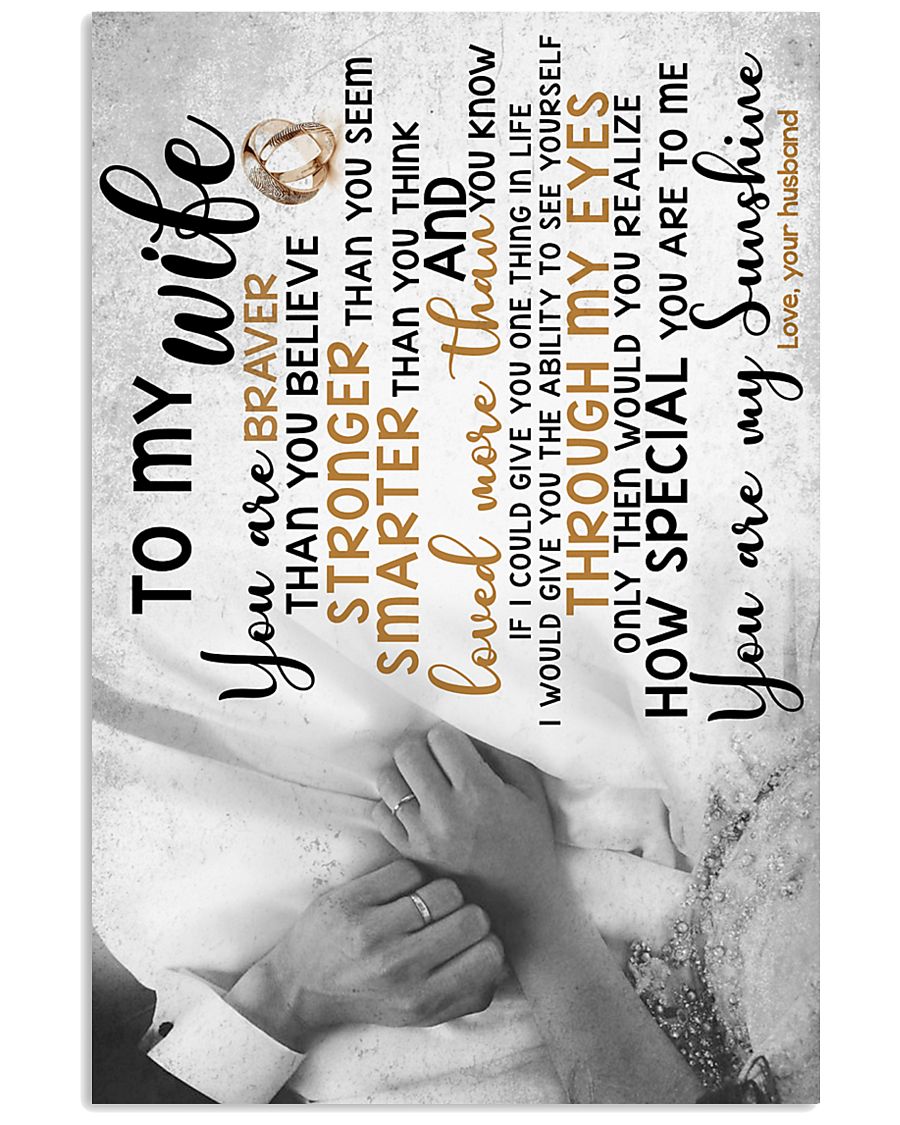 You Are Loved More Than You Know Gift For Wife Vertical Poster