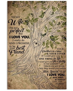 Your Partner In Crime Tree Of Life Gift For Wife Vertical Poster