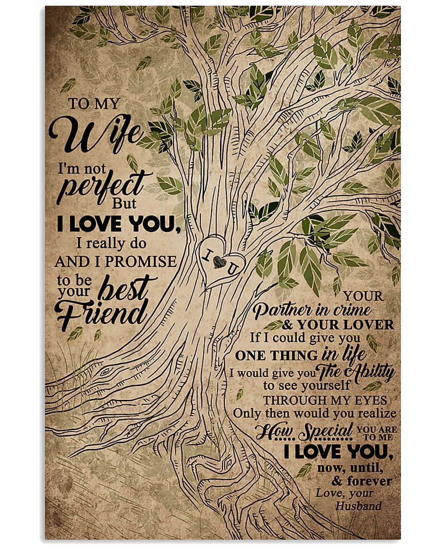 Your Partner In Crime Tree Of Life Gift For Wife Vertical Poster
