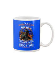 Load image into Gallery viewer, A Grumpy Old Man Was Born In April Will Shoot You For Birthday Gift Mug
