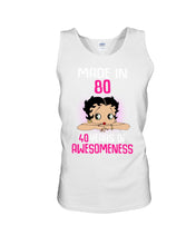 Load image into Gallery viewer, Black Phone Case Made In 80 40 Years In Awesomeness For Friends Unisex Tank Top
