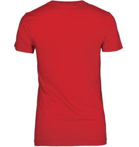 A Good Day Starts With Tea And Garden  Special Custom Design Ladies V-Neck