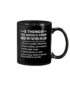 5 Things You Should Know About My Father In Law Gift For Men Excellent Marksman Mug