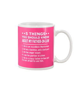 5 Things You Should Know About My Father In Law Gift For Men Excellent Marksman Mug