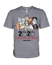 Load image into Gallery viewer, 2020 The Year When Shit Got Real Special Custom Design Guys V-Neck
