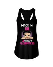 Load image into Gallery viewer, Black Phone Case Made In 80 40 Years In Awesomeness For Friends Ladies Flowy Tank
