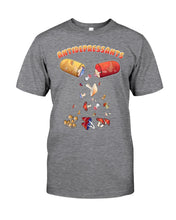 Load image into Gallery viewer, Antifepresants Mushrooms  Unique Custom Design For Cute Girls Guys Tee

