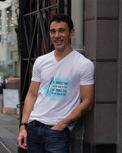 Load image into Gallery viewer, Be Humble For You Are Made Of Earth Custom Design For Ukulele Lovers Guys V-Neck
