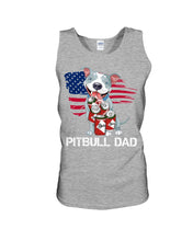 Load image into Gallery viewer, Black Phone Case Pitbull Dad Gift For Pitbull Lovers Unisex Tank Top
