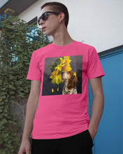 Load image into Gallery viewer, Basset Hound With Sunflower Special Custom Design For Dog Lovers Guys Tee
