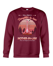 Load image into Gallery viewer, I&#39;m A Proud Daughter In Law Vintage Design Gift For Family Sweatshirt
