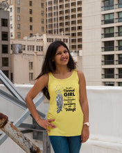 Load image into Gallery viewer, A Granddaughter To A Grandpa With Wings Handheld Gift For Granddaughter Ladies Flowy Tank
