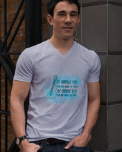 Load image into Gallery viewer, Be Humble For You Are Made Of Earth Custom Design For Ukulele Lovers Guys V-Neck

