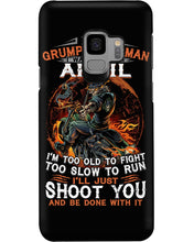 Load image into Gallery viewer, A Grumpy Old Man Was Born In April Will Shoot You For Birthday Gift Phone case
