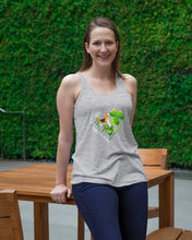 Load image into Gallery viewer, Beagle Not Lucky Simply Blessed Clover Heart St Patrick's Day Gift For Dog Lovers Ladies Flowy Tank
