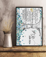 Load image into Gallery viewer, Blue Tree Love You With All You Are Gift For Wife Vertical Poster
