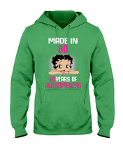 Load image into Gallery viewer, Black Phone Case Made In 80 40 Years In Awesomeness For Friends Hoodie
