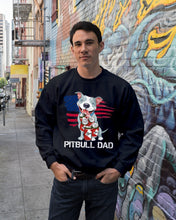 Load image into Gallery viewer, Black Phone Case Pitbull Dad Gift For Pitbull Lovers Sweatshirt
