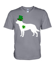 Load image into Gallery viewer, Australian Kelpie Lucky Leprechaun St. Patrick's Day Color Changing Mug Guys V-Neck
