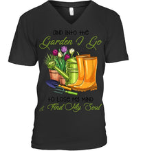 Load image into Gallery viewer, And Into The Garden I Go To Lose My Mind And I Find My Soul Guys V-Neck
