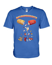 Load image into Gallery viewer, Antifepresants Mushrooms  Unique Custom Design For Cute Girls Guys V-Neck
