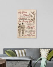 Load image into Gallery viewer, Always In My Heart Hand In Hand Custom Name Gift For Husband Matte Canvas
