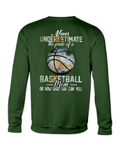Load image into Gallery viewer, Basketball Mom Custom Design Gift For Mom Who Loves Basketball Sweatshirt
