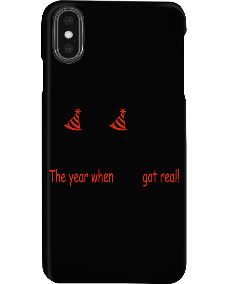 54th  Birthday Gift 2020 The Year When Shit Got Real Trending Phone case