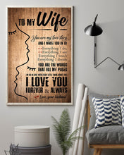 Load image into Gallery viewer, You Are My Love Story Abstract Gift For Wife Vertical Poster
