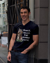 Load image into Gallery viewer, Saw It Liked It Told Grandma Got It Trending Guys V-Neck
