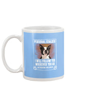 Load image into Gallery viewer, Boston Terrier Personal Stalker St. Patrick's Day Printed Mug Mug
