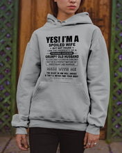 Load image into Gallery viewer, A Spoiled Wife Of An Awesome Grumpy Old Husband Trending Hoodie

