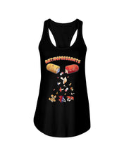 Load image into Gallery viewer, Antifepresants Mushrooms  Unique Custom Design For Cute Girls Ladies Flowy Tank
